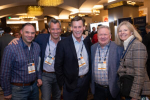 Group of attendees enjoying the CSC Welcome Reception in 2024